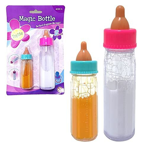 RamÂ Milk Bottle Pretend Play Childrens Baby Doll Magic Feeding Bottles ...