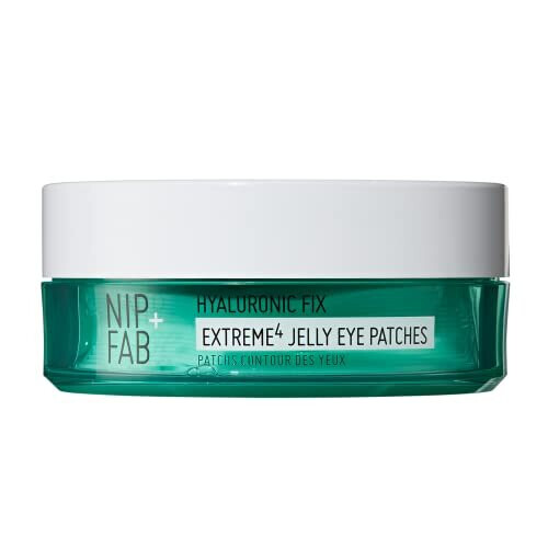 Nip+Fab Nip + Fab Hyaluronic Acid Under Eye Patches Mask Anti-Aging Hydrating for Fine Lines, Wrinkles, Puffy Eyes Patch for Bags, Puffiness