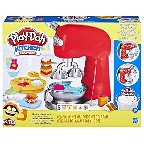 Play-Doh Play-Doh Δημιουργίες Μαγικού Μίκτη, Παιχνίδι Μίκτη με Αξεσουάρ Κουζίνας 1