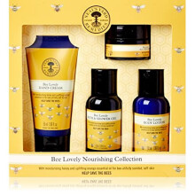 Neal's Yard Remedies | Bee Lovely Nourishing Collection | Set of Hand Cream, Shower Gel, Body Lotion & All Over Balm | Gifts for Women | Pac