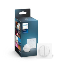 Telecomando Tap Dial Switch - PHILIPS HUE - Bianco - Controllo di più stanze - Compatibile con Alexa - Interno