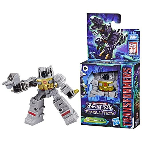 Transformers Transformers Legacy Evolution Core Grimlock Figur, 3,5 tum, Actionfigur för Barn 8 år och Äldre 2