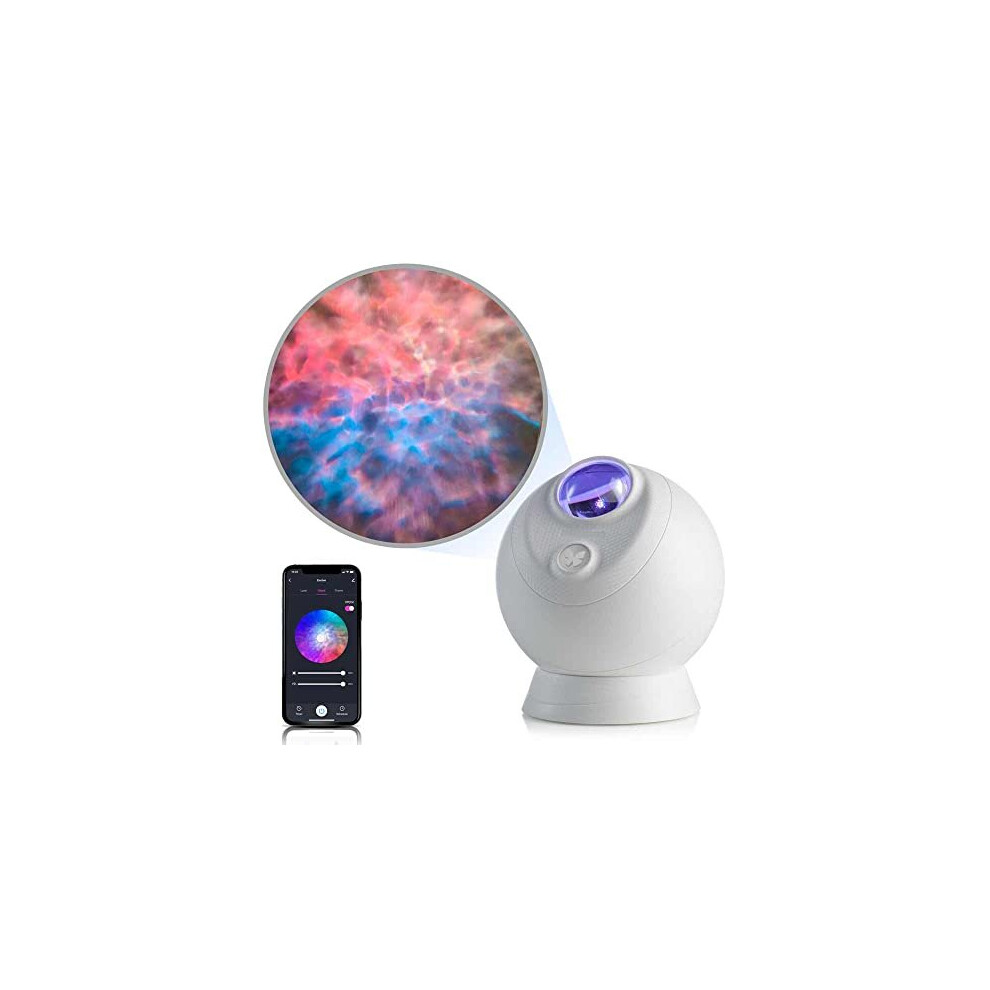 BlissLights Sky Lite Evolve Galaxy Projector - LED Blended Color Nebula Cloud, WiFi App, Home Theater and Night Light Gift (No Stars)