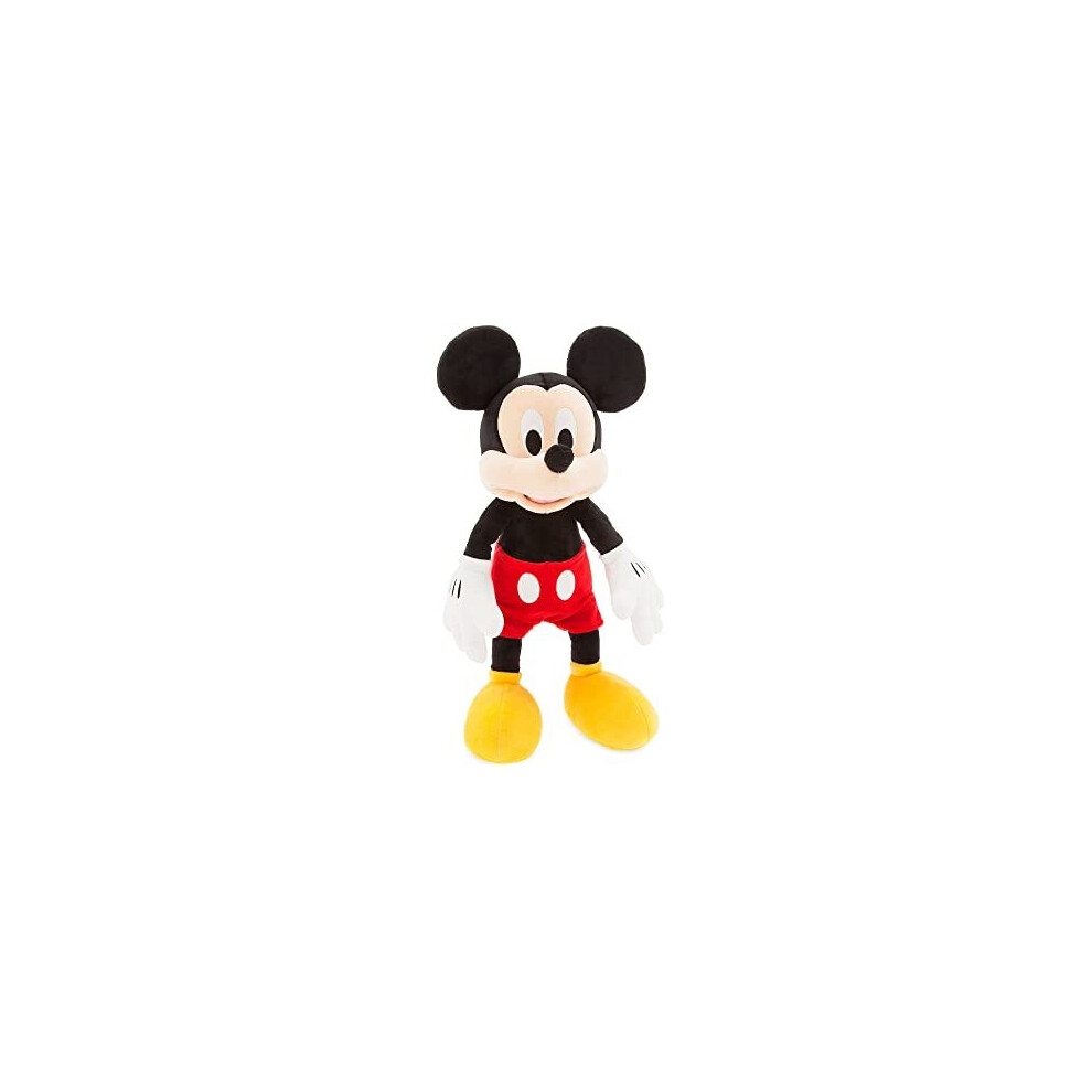 Disney Store Official Mickey Mouse Medium Soft Toy for Kids, 45cm/17Ã¢, Cuddly Character with Soft Feel Finish and Embroidered Details - Su