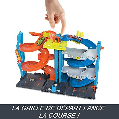 Hot Wheels Tour de course transformable Hot Wheels City (HKX43) 1