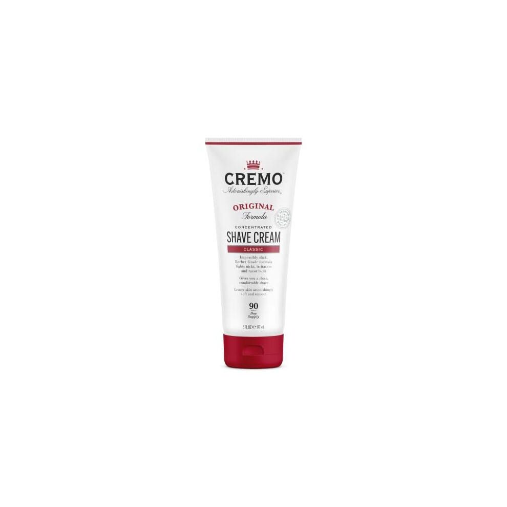 Cremo Cream - Original Concentrated Shave For Men | Fights Razor Burns | 177Ml