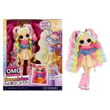 LOL Surprise OMG Sunshine Makeover Fashion Doll - BUBBLEGUM DJ - Includes UV Colour Change in the Sun, Multiple Surprises, and Fabulous Acce