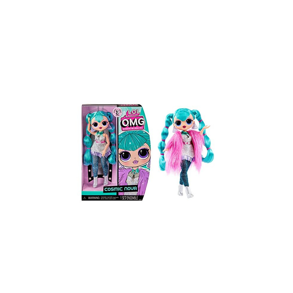 LOL Surprise OMG Fashion Doll - COSMIC NOVA - Includes Fashion Doll, Multiple Surprises, and Fabulous Accessories - Great Gift for Kids Ages