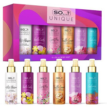 Soâ? Unique Grande Womens Mini Mist Gift Set, Body Mist Fragrance Spray (6x50ml)