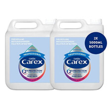 Carex 2 Hour Protection Antibacterial Professional Moisture Hand Wash Refills, Liquid Hand Soap Eco Refill for Homes and Businesses, With Vi