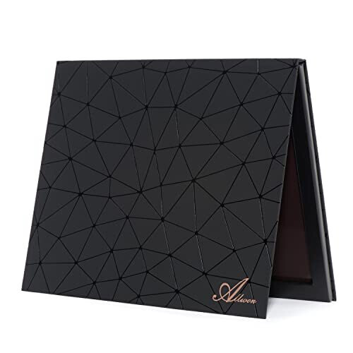 Allwon Extra Large Magnetic Palette Black Empty Makeup Palette for Eyeshadow Lipstick Blush Powder