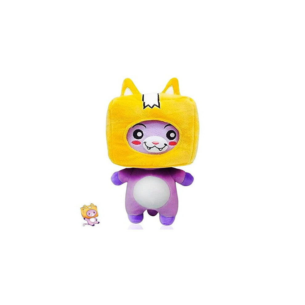 Kostiz Lankybox Plushies Foxy Boxy And Rocky, Lankybox Plush With Detachable Removable Head Mask, Lanky Box Toys Plushie, Soft Toys Gift For