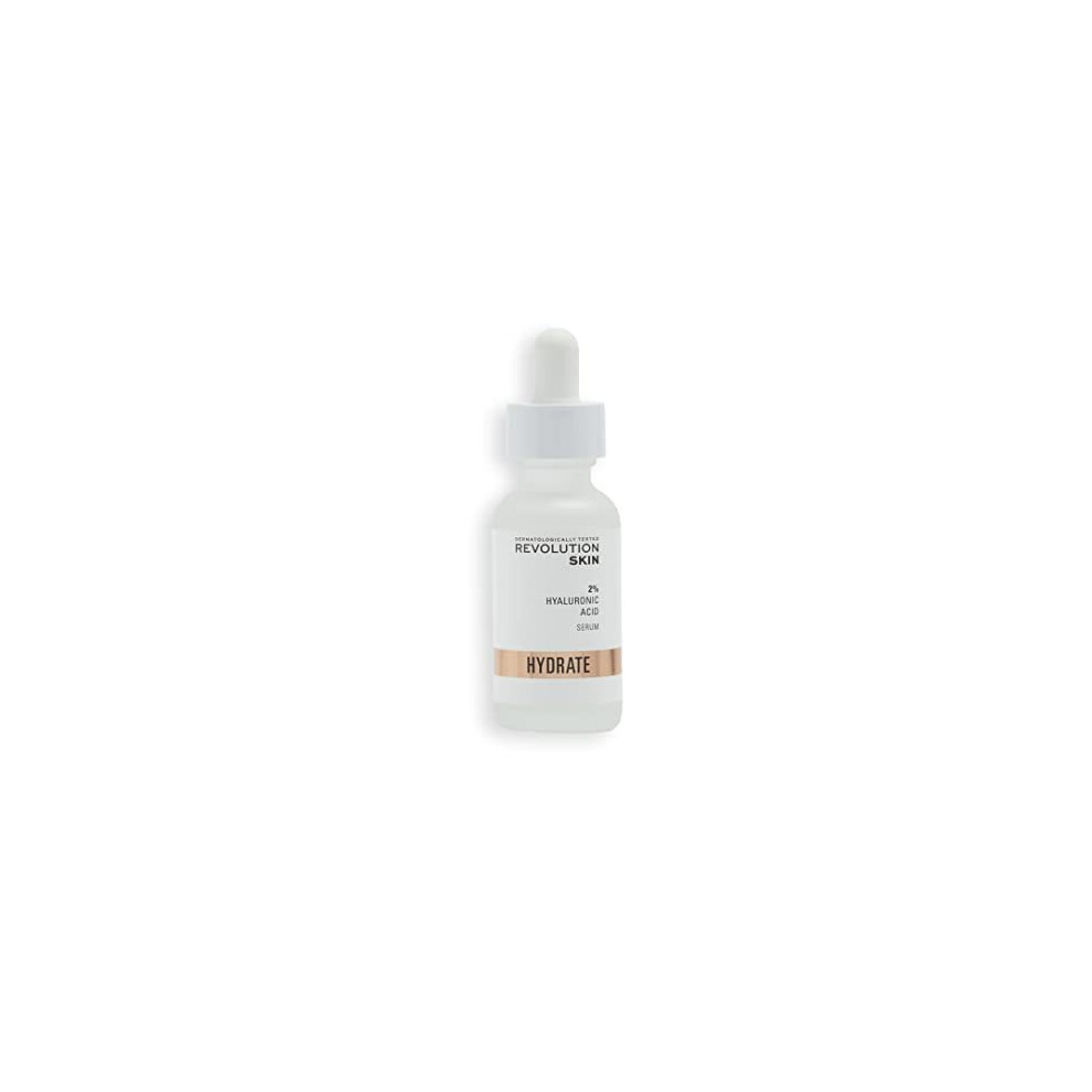 Revolution Beauty London Revolution Skincare London, 2 % Hyaluronic Plumping & Hydrating Solution, Hydrating Face Serum, 30 Ml