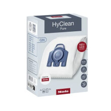 Miele 12281680 HyClean 3D Efficiency GN Vacuum Cleaner Bags for Bagged Miele Vacuum Cleaners, Pack of 4