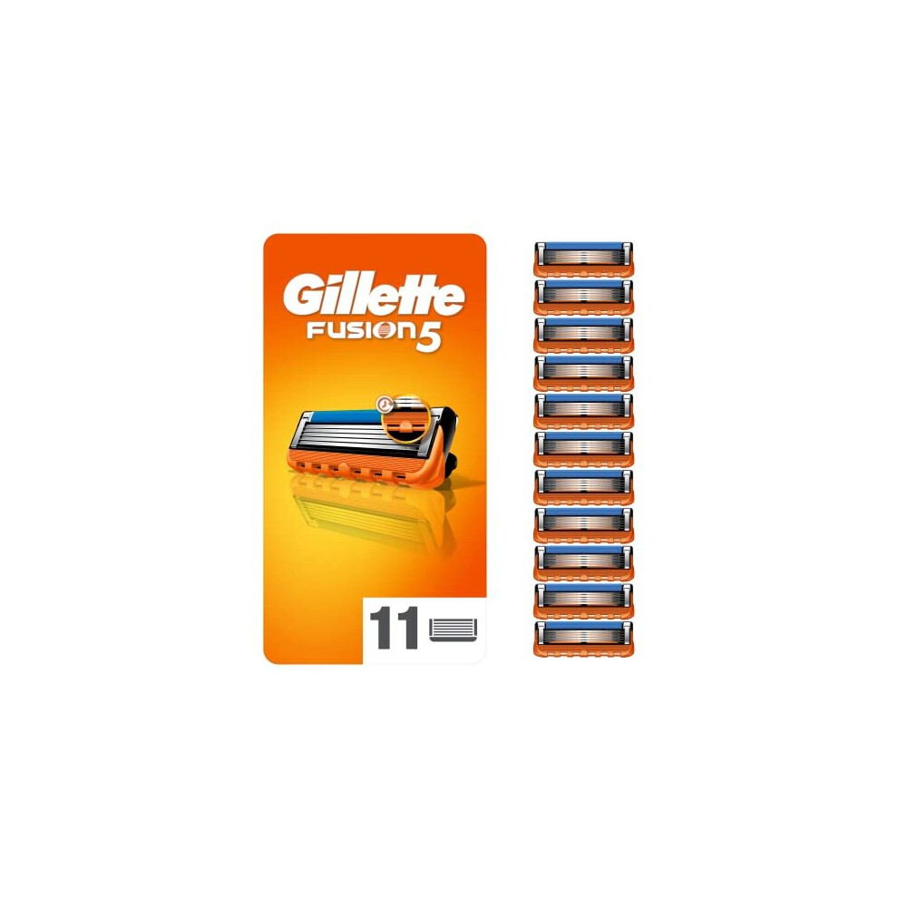 Gillette Fusion5 Razor Refills for Men, Pack of 11