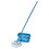 Spontex Twist Mop Ultra Compact Kit - Microfibre Mop & Foldable 10 Litre Bucket, White/Blue 1