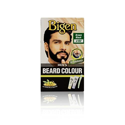 Bigen Bigen Mens Beard Colour (Brown, Black) (Pack of 3)-B102 1
