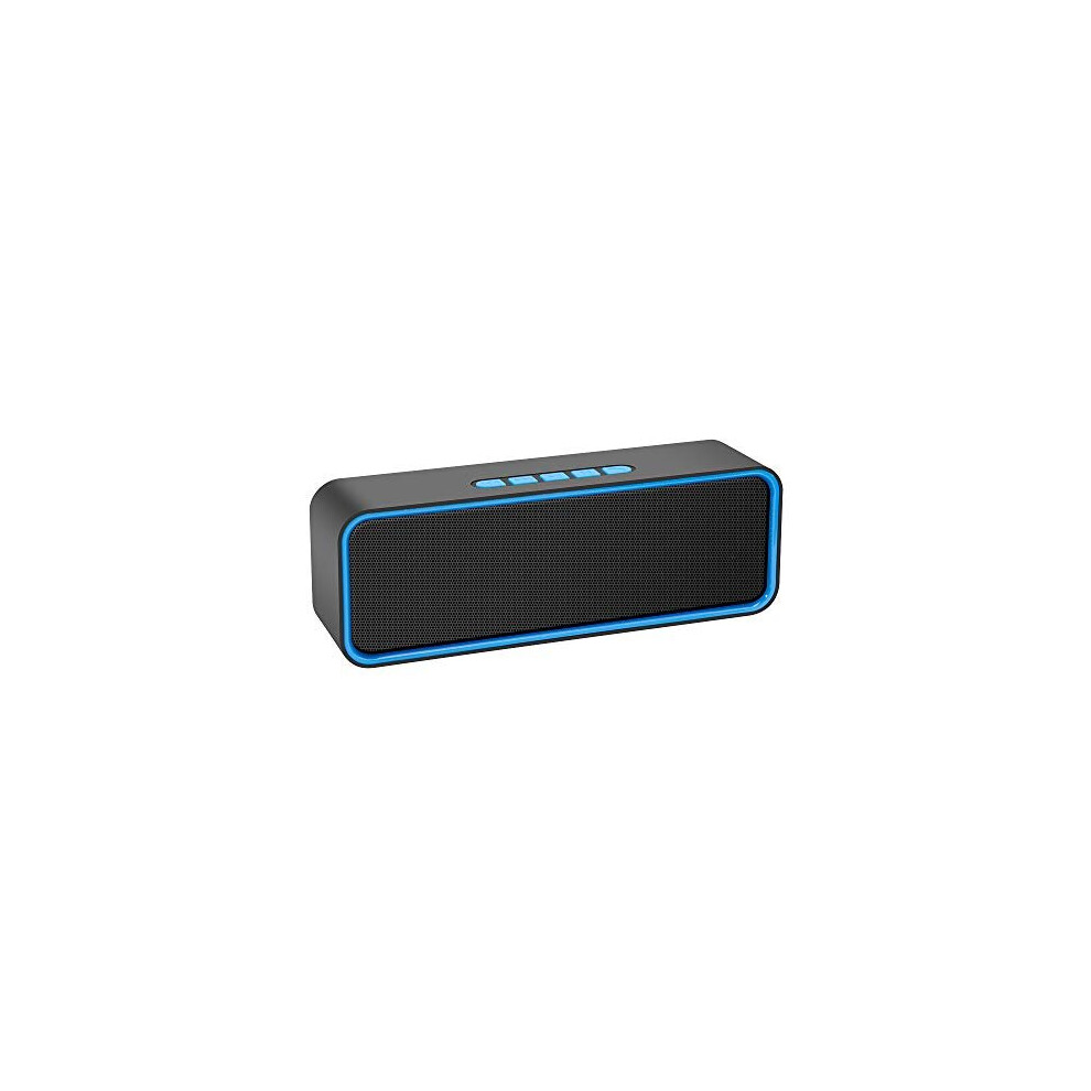 Kolaura Portable Wireless Speaker, Tooth 5.0 Speaker With 3D Stereo Hifi Bass, 1500Mah Battery, 12 Hour Playtime (Blue) Blue 5061240495167