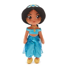 Disney Store Official Princess Jasmine Soft Toy Doll for Kids, Aladdin, 37cm/14â, Plush Cuddly Classic Character, Arabian Princess in Icon