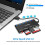 Card Reader USB 3.0, Rocketek 7 in 1 Memory Card Reader, USB 3.0 (5Gbps) High Speed CF/SD/TF/XD/MS/Micro SD Card Solt All in one Card Reader 4