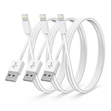 3Pack Apple MFi Certified iPhone Charger 2M,iPhone Lightning to USB A Cable 2 Meters,Fast Charging Cable Lead for iPhone 12 SE 2020 11 Xs Ma