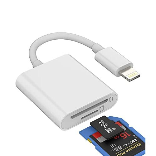 Micro SD Adapter TF Flash Card Reader Connector for Iphone Lightning Camera Memory Apple 11 12 13 14 Pro Max 7 6 8 Plus X XS XR SE Ipad Air