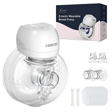 Wearable Breast Pump, Electric Hands-Free & Painless Breastfeeding Breast  Pumps, 3 Modes & 9 Levels, LCD Display, Rechargeable with Massage, Can Work