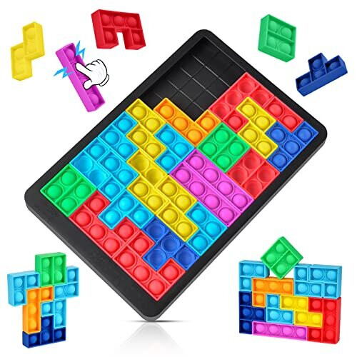 Ainiv Educational Learning Puzzle Intelligence Fidget Toys, Silicone ...