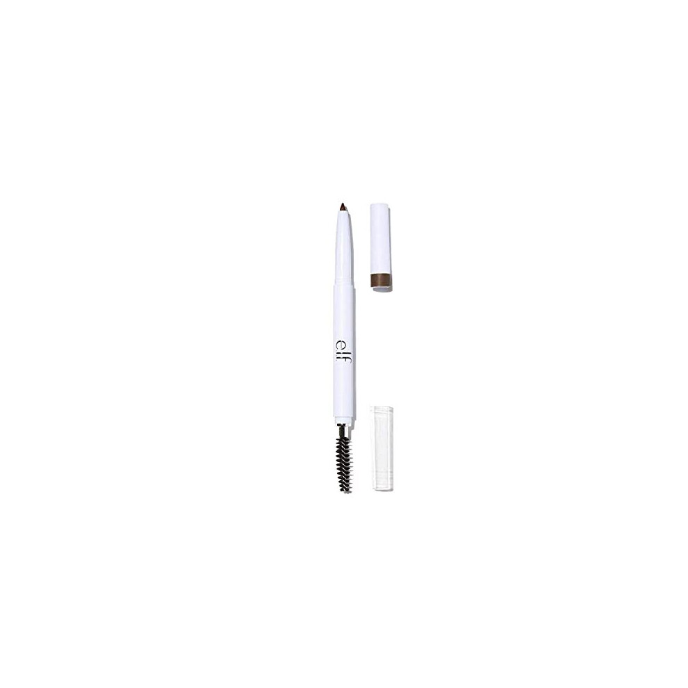 e.l.f. Instant Lift Brow Pencil, Dual-Sided, Precise, Fine Tip, Shapes, Defines, Fills Brows, Contours, Combs, Tames, Deep Brown 0.18g