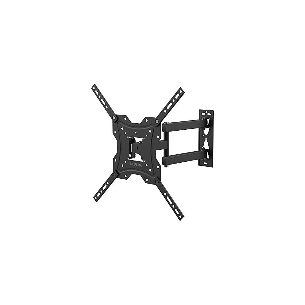 GRIFEMA GB1004 TV Wall Bracket, TV Mount for 26-55 inch Screens, Swivel TV Wall Bracket for Flat & Curved TV up to 30KG, Tilt (+ 5Âï¼-10Â