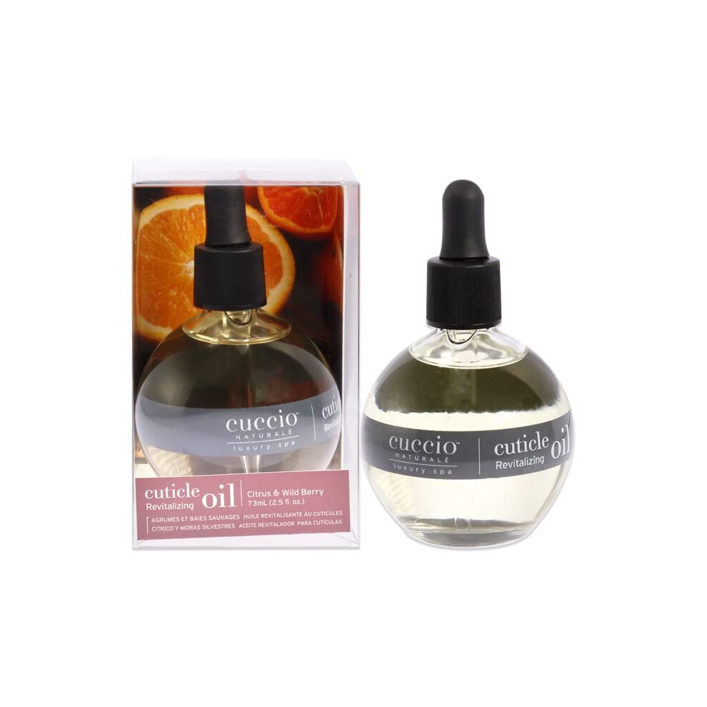 Cuccio Naturale Revitalising Cuticle Oil 75ml Ã¢ Citrus & Wild Berry, Red