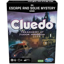 Hasbro Gaming, Cluedo Board Game Treachery at Tudor Mansion, Cluedo Escape Room Game, Cooperative Family Board Game, Mystery Games