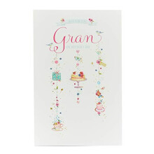 UK Greetings Mother's Day Card for Gran With Envelope - Pretty Design