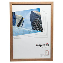 Hampton Frames SORBONNE A3 (30x42cm) Oak Effect Picture Poster Photo Frame Acrylic (Non-Glass) SORA3NG - 3PK
