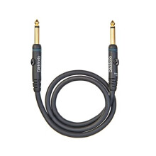 Planet Waves PW-PC-02 D'Addario Guitar Cable - Guitar Patch Cable - 1/4 Inch Male to 1/4 Inch Male - 2 Feet/609.6 MM - Straight Ends - 1 Pac