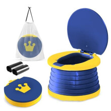 Travel Potty for Toddlers, Portable Potty for Toddlers Foldable Kids Training Toilet Seat for Boys Girls Baby Carry Potty Children Car Potty