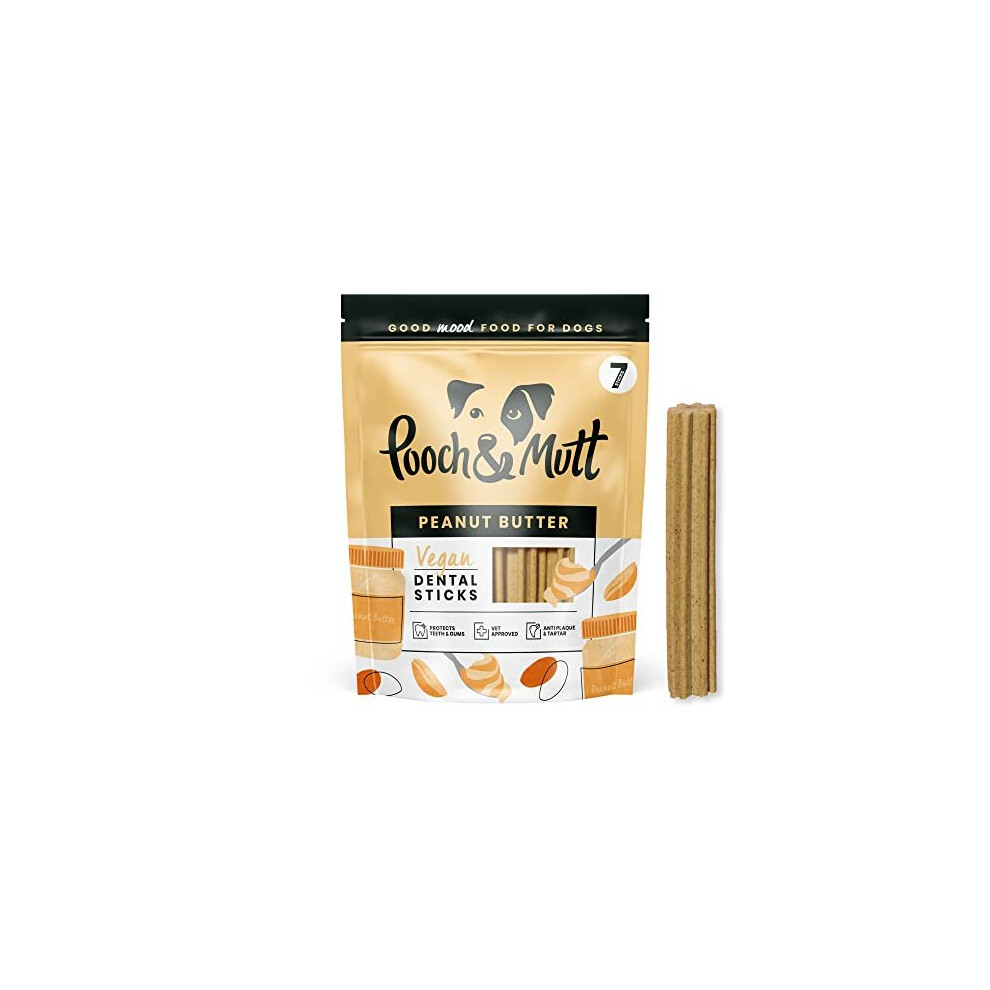 Dental Sticks By Pooch & Mutt, Peanut Butter Flavour, 251g Pack