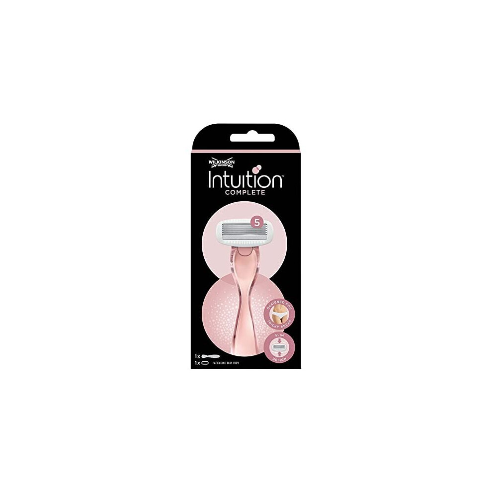 WILKINSON SWORD - Intuition Complete For Women | Smooth Shave | Razor Handle + 1 Blade Refill