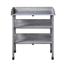 AAMEN Wooden Garden Potting Table Outdoor Storage Potting Bench