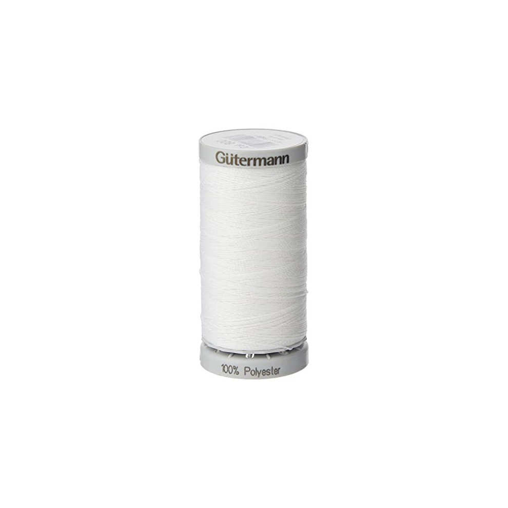 Gutermann Extra Strong Thread, Polyester, White, 100 m