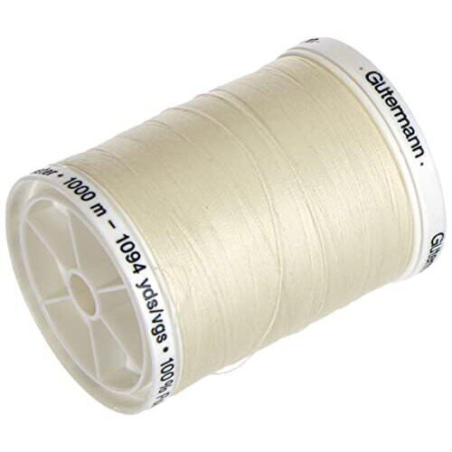 Gütermann Gutermann Sew All Polyester Thread, 1000Mtr, Ivory (0001),5.5 x 4 x 4 cm 2
