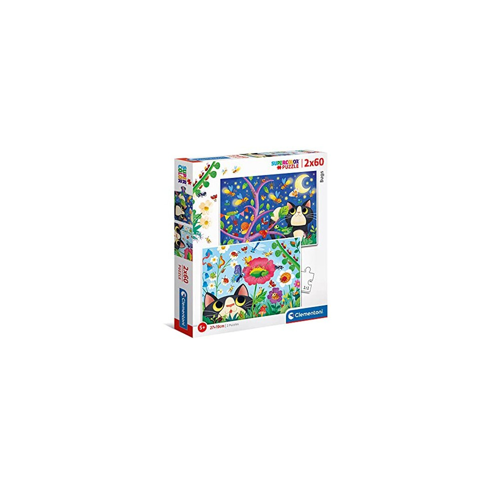 Clementoni 21618, Bugs Supercolor Puzzle For Children And Adults, Ages 5 Years Plus