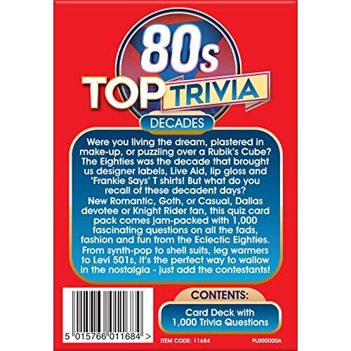 Cheatwell Games Top Trivia 80s 2