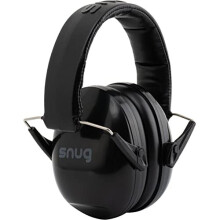 Snug Kinderen Oorkappen - Geluidsdichte Earmuffs/Koptelefoons voor Peuters, Kinderen & Volwassenen (Zwart)