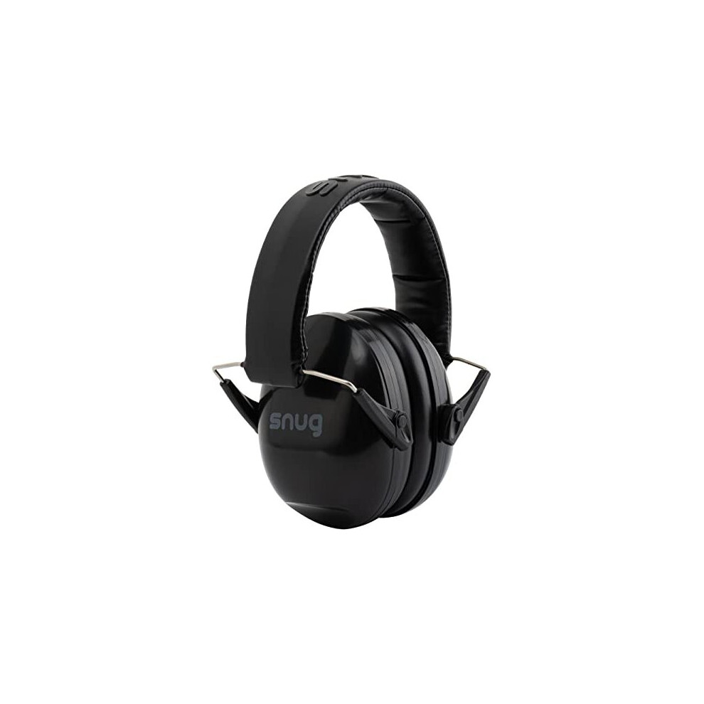 Snug Kids Ear Defenders - Noise Cancelling Headphones Protectors For Children, Toddlers And Baby (Black)