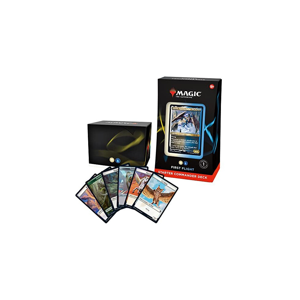 Magic The Gathering The Gathering Starter Commander Deck - First Flight (White - Blue)