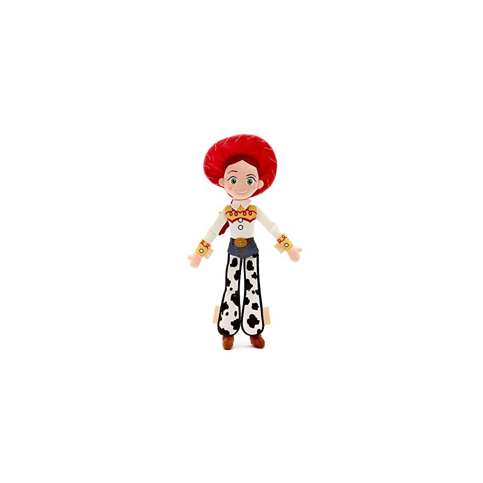 Disney Store Official Jessie Medium Soft Toy, Toy Story, 45Cm/17Â, Plush Cuddly Character, Yodelling Cowgirl Standing, With Embroidered De