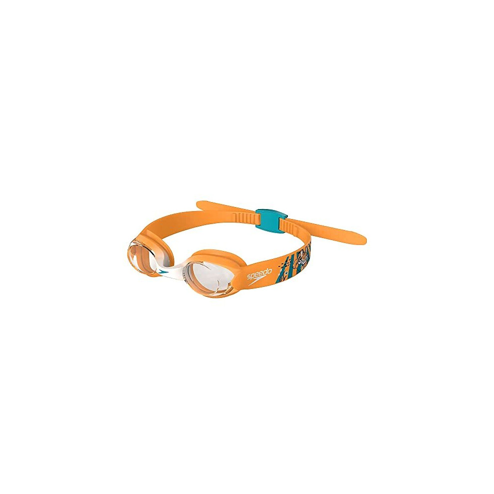 Speedo Unisex Kids Infant Illusion Swimming Goggles, Orange, One Size