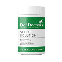 The Dog Doctors Scoot Solution Soft Chews - Ideal Pro Fibre Treat Which Helps Eliminate Scooting and Improves Dog Gland Health. (60 Chews ne