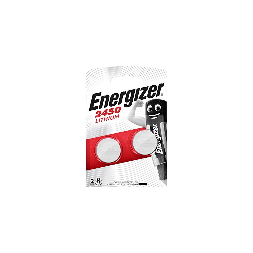 Energizer CR2450ÃÂ 1 Blister Pack of 2 Lithium 3ÃÂ V BatteriesÃÂ (Pack of 2)